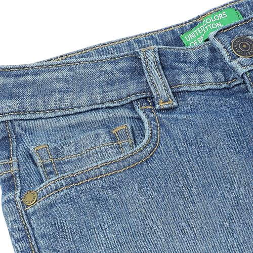 United Colors of Benetton Baby-Boy's Straight Jeans (25A4DENCB556I901_Blue