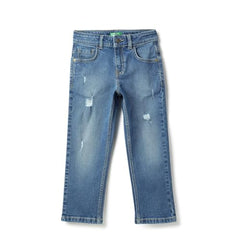 United Colors of Benetton Baby-Boy's Straight Jeans (25A4DENCB556I901_Blue