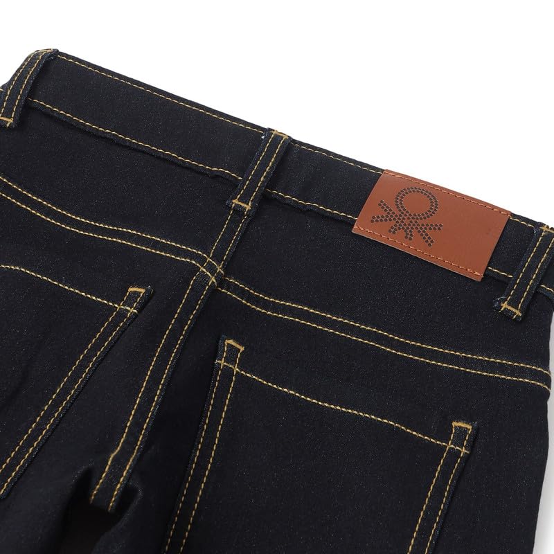 United Colors of Benetton Boy's Slim Jeans (25A4DENWBFBDI901_Blue