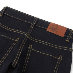 United Colors of Benetton Boy's Slim Jeans (25A4DENWBFBDI901_Blue