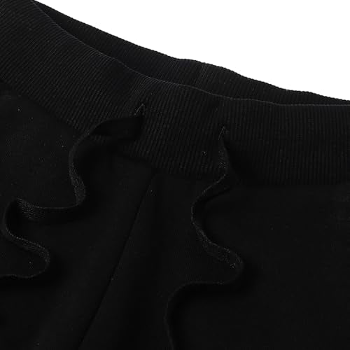 United Colors of Benetton Solid Regular Fit Trackpants (Size: 4-5 Years)-25A3J68T105RG100 Black