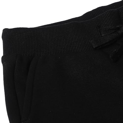 United Colors of Benetton Solid Regular Fit Trackpants (Size: 4-5 Years)-25A3J68T105RG100 Black