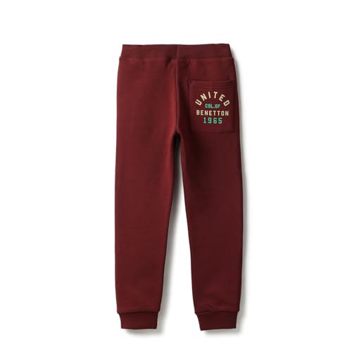 United Colors of Benetton Baby-Boy's Regular Track Pants (25A3J68T105RG129_Wine