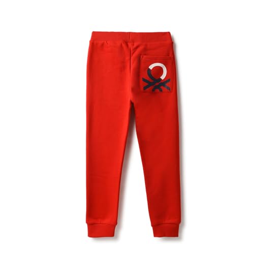United Colors of Benetton Baby-Boy's Regular Track Pants (25A3J68C105RG015_Red