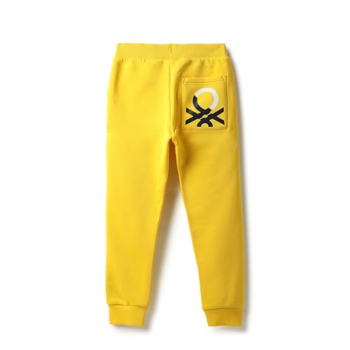 United Colors of Benetton Baby-Boy's Regular Track Pants (25A3J68C105RG3N7_Yellow