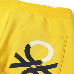 United Colors of Benetton Baby-Boy's Regular Track Pants (25A3J68C105RG3N7_Yellow