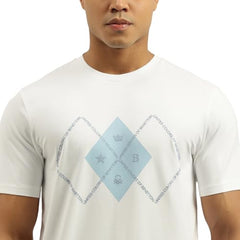 United Colors of Benetton Men's Graphic Print Relaxed Fit Tshirt (25A3E99J3303I101_White