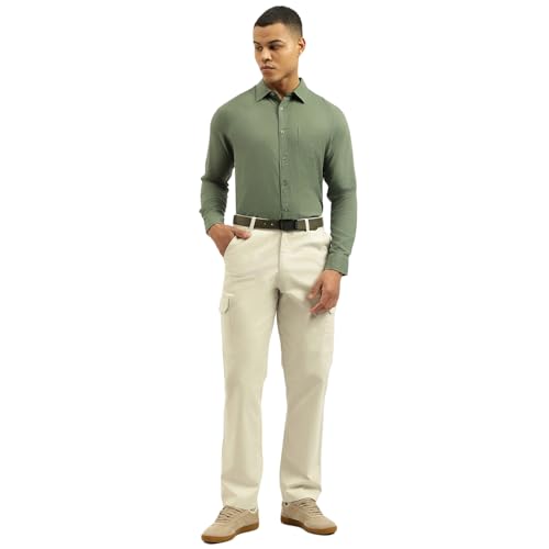 United Colors of Benetton Men's Straight Trousers (25A4CTWB1201I903_Off White