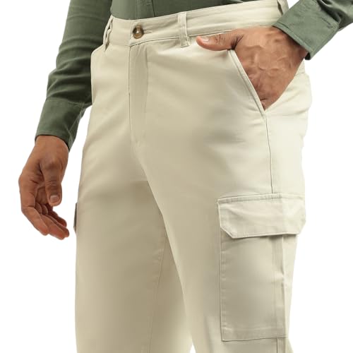 United Colors of Benetton Men's Straight Trousers (25A4CTWB1201I903_Off White
