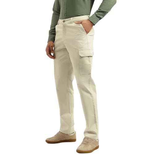 United Colors of Benetton Men's Straight Trousers (25A4CTWB1201I903_Off White