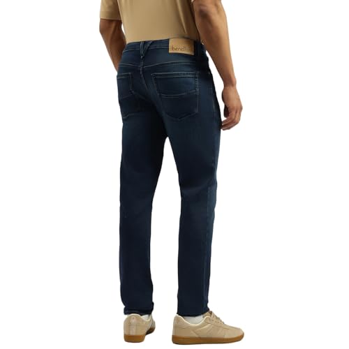 United Colors of Benetton Men's Tapered Jeans (25A4MBOO5005I901_Blue