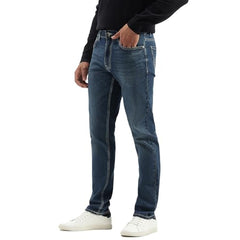 United Colors of Benetton Solid Straight Fit Jeans (Size: 38)-25A4MBOO5027I901 Blue