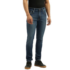 United Colors of Benetton Solid Tapered Fit Jeans (Size: 30)-25A4MBOO5042I901 Blue