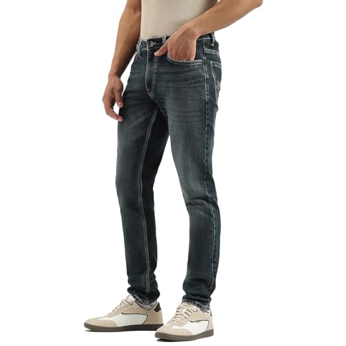 United Colors of Benetton Men's Slim Tapered Fit Jeans (25A4MBOO5045I901_Blue