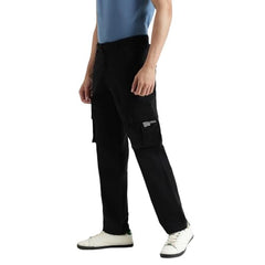 United Colors of Benetton Men's Straight Trousers & Capris (25A4CTWB1043I100_Black