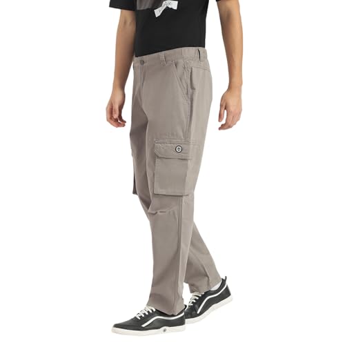 United Colors of Benetton Men's Straight Track Pants & Joggers (25A4CTWB1042I903_Grey