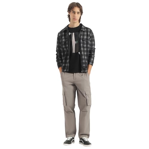 United Colors of Benetton Men's Straight Track Pants & Joggers (25A4CTWB1042I903_Grey