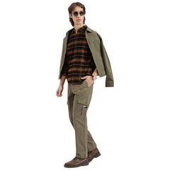 United Colors of Benetton Regular Fit Spread Collar Cord Plaid Checks Dobby Shirt -25A5CH148DOBI902 (Size : S) Black