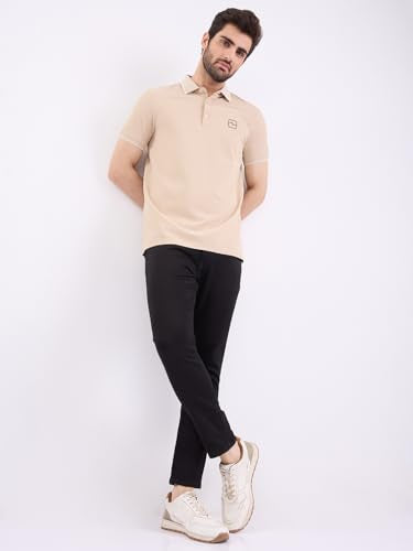 Spykar Black Mid Rise Slim Fit Casual Jeans for Men