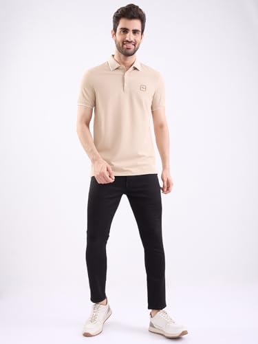Spykar Black Mid Rise Slim Fit Casual Jeans for Men