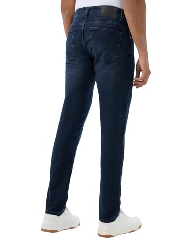 Spykar Dark Blue Regular Fit Mid Rise Jeans for Men