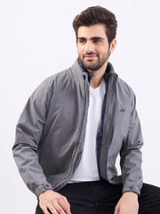 SPYKAR Men's A-Line Coat (MJKLW2BE046_Light Grey