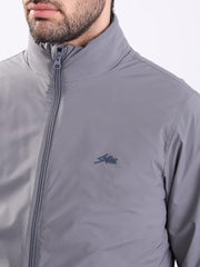 SPYKAR Men's A-Line Coat (MJKLW2BE046_Light Grey