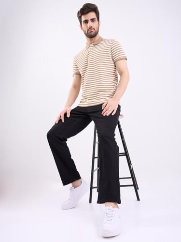 SPYKAR Men's Relaxed Jeans (MDCH2BE005BLACK_Black