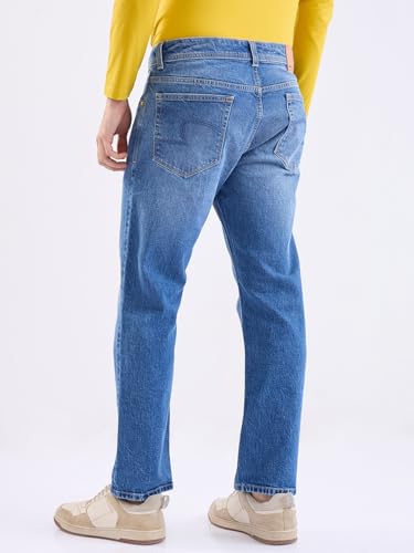SPYKAR Men's Relaxed Jeans (MDCH2BE008MIDBLUE_Mid Blue