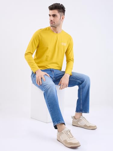 SPYKAR Men's Relaxed Jeans (MDCH2BE008MIDBLUE_Mid Blue