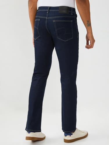 Spykar Raw Blue Comfort Fit Mid Rise Jeans for Men