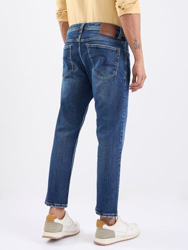 SPYKAR Men's Relaxed Jeans (MDCH2BE014DARKBLUE_Dark Blue