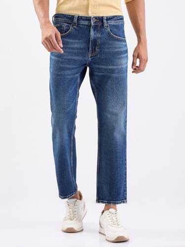 SPYKAR Men's Relaxed Jeans (MDCH2BE014DARKBLUE_Dark Blue