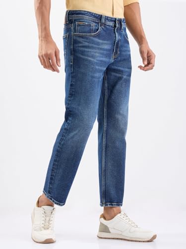 SPYKAR Men's Relaxed Jeans (MDCH2BE014DARKBLUE_Dark Blue