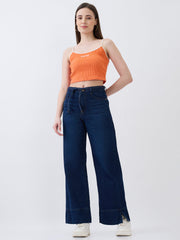 SPYKAR LADIES WESTERN JEANS WDYNR2BE102 DARK BLUE
