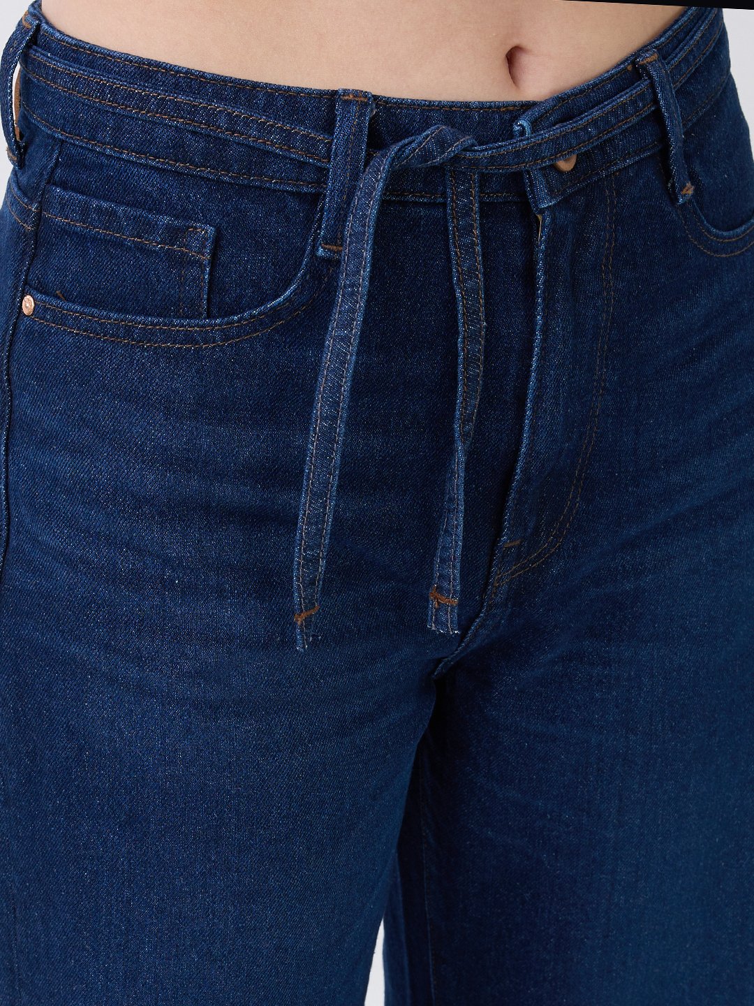 SPYKAR LADIES WESTERN JEANS WDYNR2BE102 DARK BLUE