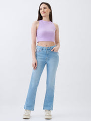 SPYKAR LADIES WESTERN JEANS WDYNR2BE242 LIGHT BLUE