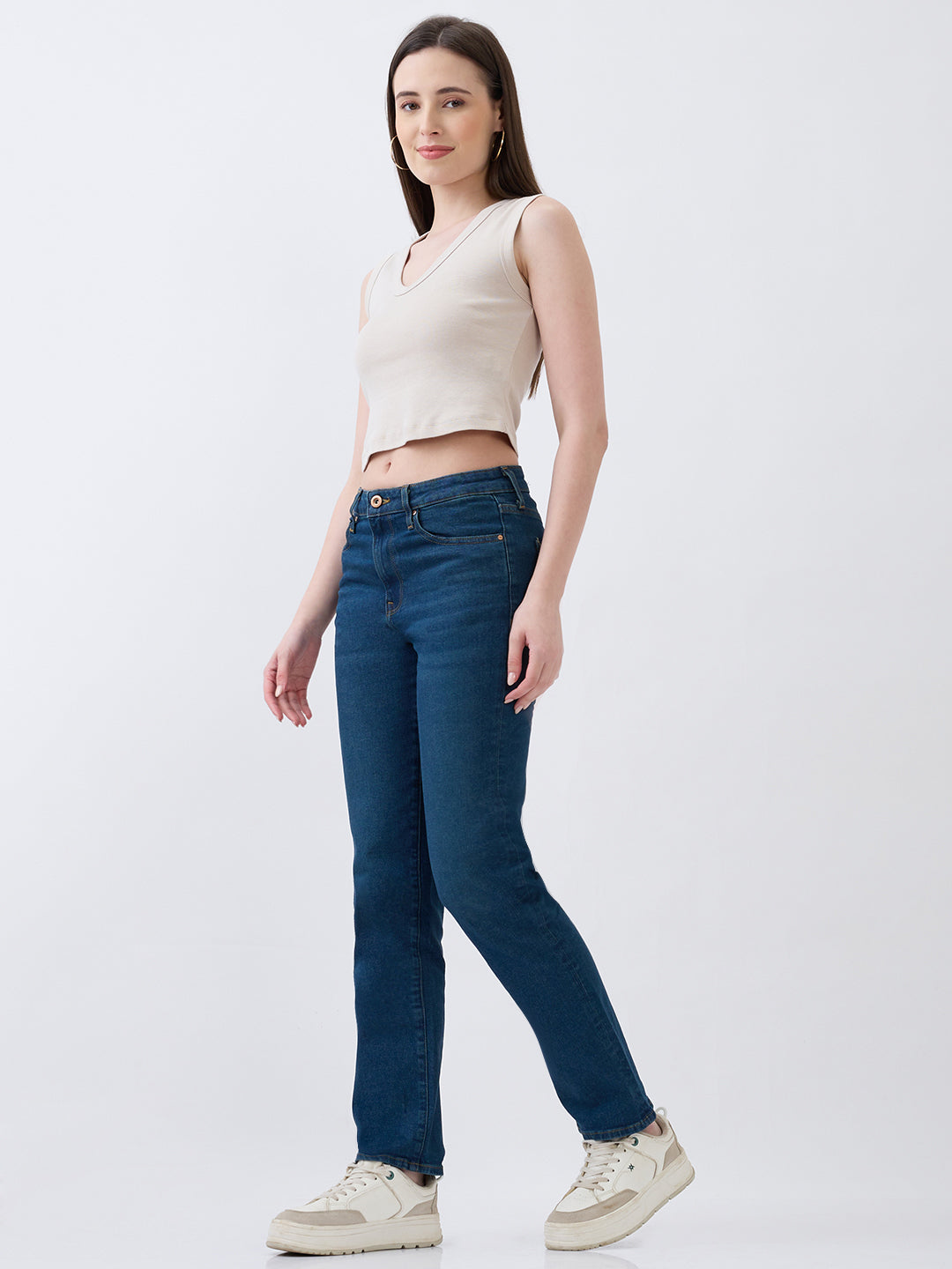SPYKAR LADIES WESTERN JEANS WDEMM2BE042 VINTAGE BLUE