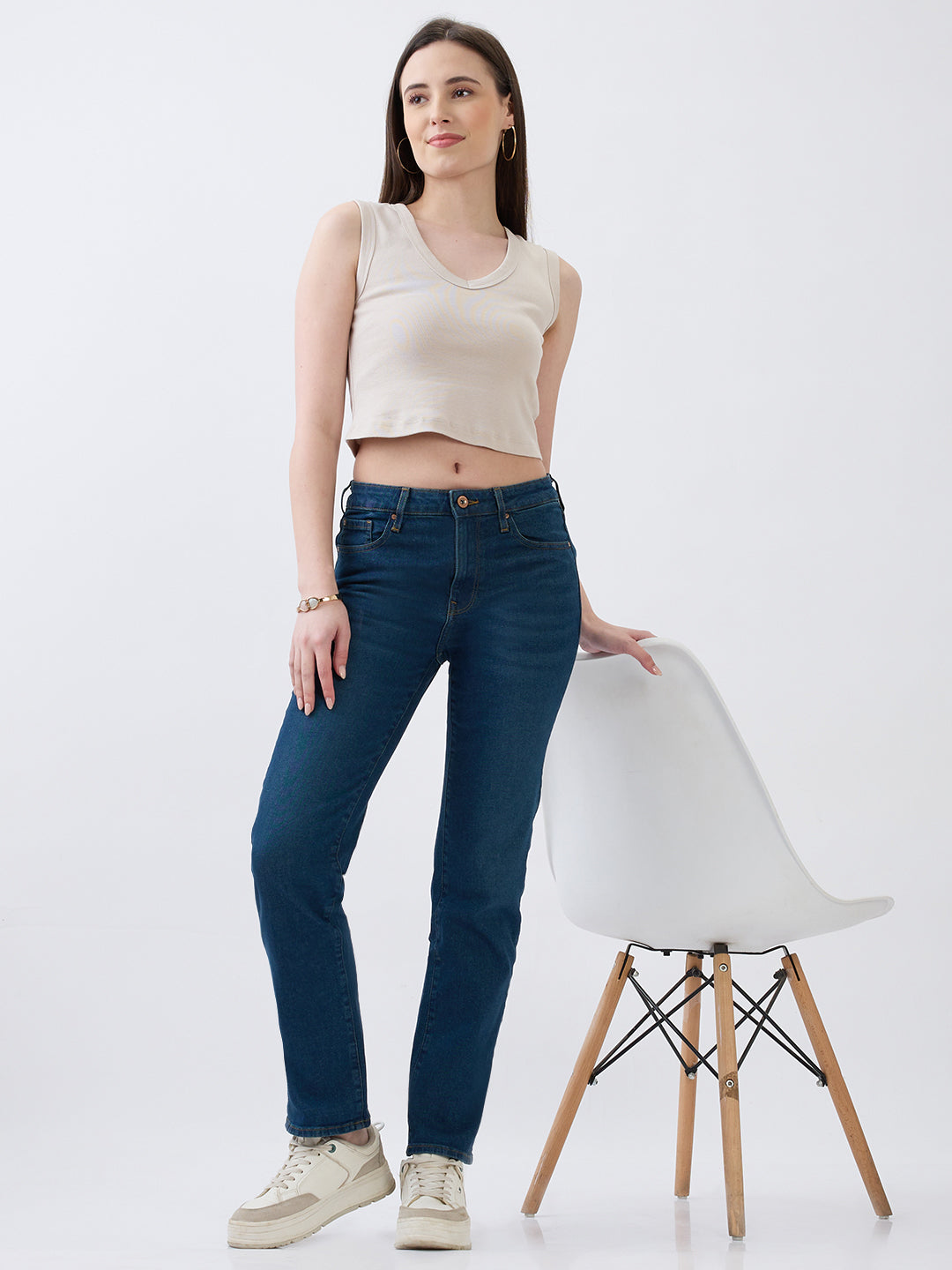 SPYKAR LADIES WESTERN JEANS WDEMM2BE042 VINTAGE BLUE