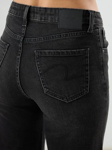 Spykar Women Black Solid Wide Leg High Rise Jeans