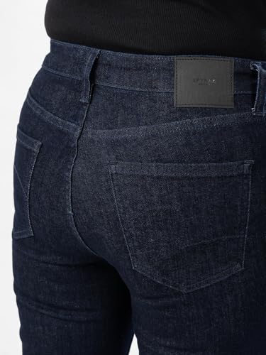 Women Spykar Blue Solid Slim Fit Mid Rise Jeans
