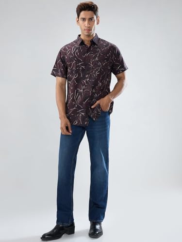 Men Spykar Blue Solid Comfort Fit Mid Rise Jeans