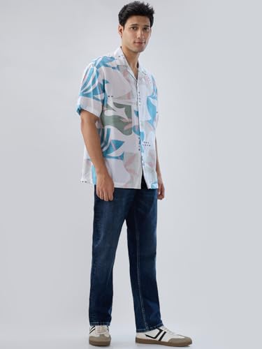 Men Spykar Blue Solid Comfort Fit Mid Rise Jeans