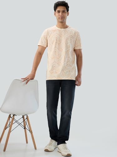 Men Spykar Black Solid Comfort Fit Mid Rise Jeans