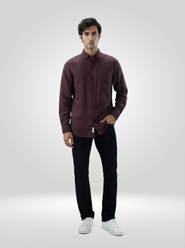 Men Spykar Blue Solid Regular Fit Mid Rise Jeans