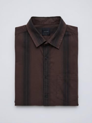 Spykar Brown Regular Fit Shirt for Men