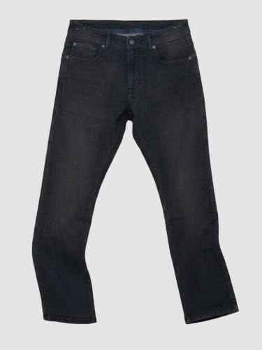 Spykar Black Relaxed Fit Mid Rise Jeans for Men