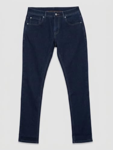 Spykar Blue Comfort Fit Mid Rise Jeans for Men