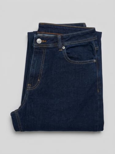 Spykar Blue Comfort Fit Mid Rise Jeans for Men