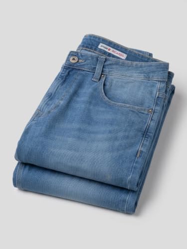 Spykar Mid Blue Comfort Fit Mid Rise Jeans for Men